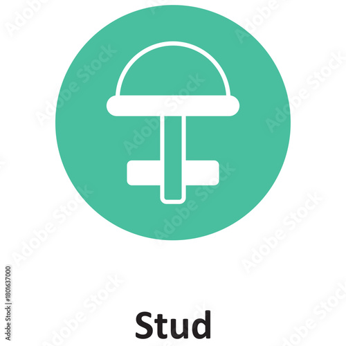 Stud Vector Icon which can easily modify or edit