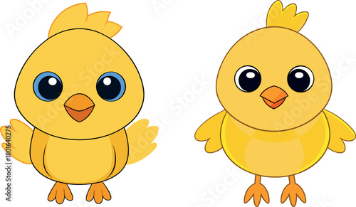 cute chick cartoon, baby chicken vector, yellow bird illustration, farm animal clipart, adorable chick drawing, poultry animal design, spring baby bird artwork, kids farm cartoon, farmyard cute vector