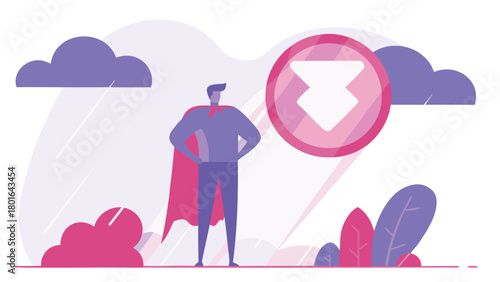 A lone figure stands in a dramatic downpour their silhouette illuminated by a radiant glowing reflection beneath them creating a powerful and atmospheric visual