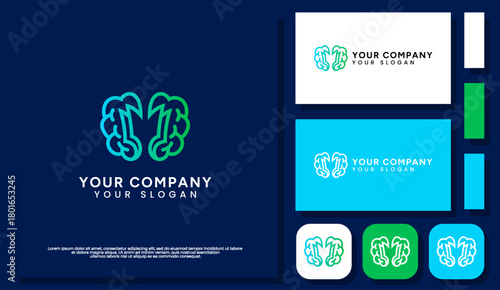 A clean logo combining a book and a brain, symbolizing knowledge, learning, and intellectual growth.