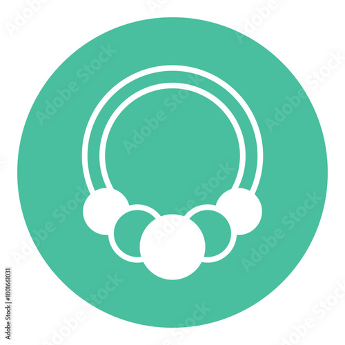 Necklace Vector Icon which can easily modify or edit