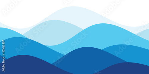 abstract blue background. Ocean wave layers and coastal abstract landscape background. sea wave background.