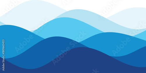 abstract blue background. Ocean wave layers and coastal abstract landscape background. sea wave background.