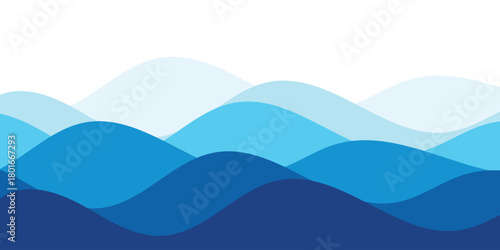 abstract blue background. Ocean wave layers and coastal abstract landscape background. sea wave background.