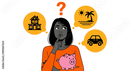Should I buy a car, house, or vacation? Woman ponders big decisions