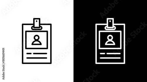 Attendee  White Icon Set Design