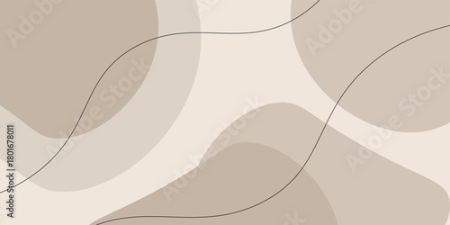  Aesthetic soft beige abstract modern color block gradient line lines