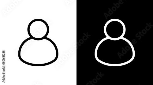 Person With Icon Set Design	