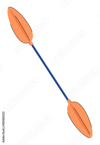 Double Bladed Kayak Paddle for Water Rowing.