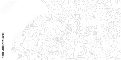 Minimal vector topo paper lines Topographic contour lines grid map seamless pattern. Geographic mountain relief. Abstract lines background. Contour maps. illustration, Topo contour map design.	