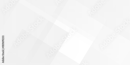Abstract vector minimal tech gradient white, gray creative triangle geometric technology space rectangle randomly arranged white line background. paper web overlap presentation design.	
