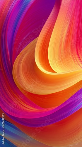 Colorful Swirls of Abstract Art Create a Vibrant Display of Movement and Emotion