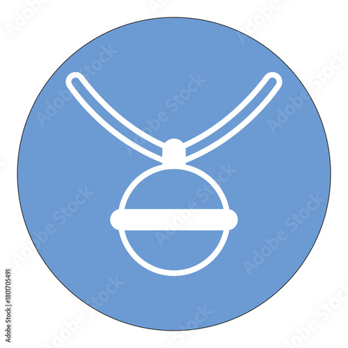 Necklace Vector Icon which can easily modify or edit