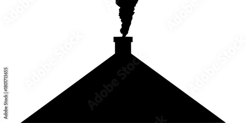 Abyssal Chimney's Silent Solitude | Clean, isolated vector art for creative projects.
