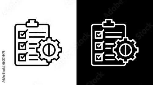 Task Management With Icon Set Design