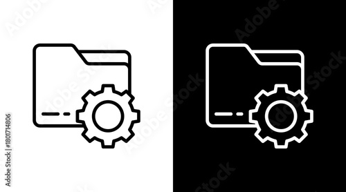 Document Management With Icon Set Design