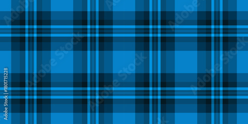 Blue plaid pattern evokes classic style and design. Ideal for backgrounds, textiles, or graphic elements. Versatile for fashion, decor, or seasonal themes.