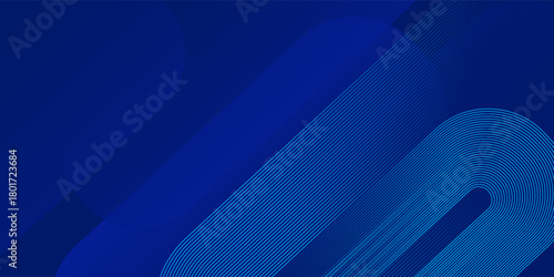 Abstract blue background. Modern simple blue geometric design. Minimal shapes. Suit for booklet, brochure, banner, poster, website, flyer, cover, corporate, backdrop. Vector illustration