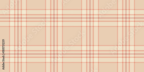 Soft beige plaid pattern. Classic, seamless texture for background, fabric, or design. Elegant, versatile, and timeless aesthetic for various creative projects.