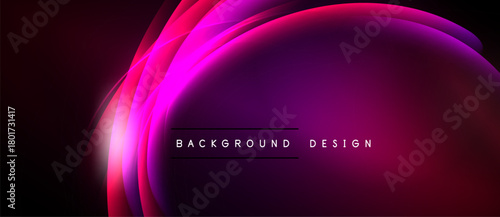 Abstract vibrant background. Pink, purple hues blend smoothly. Modern design element for digital projects, presentations.