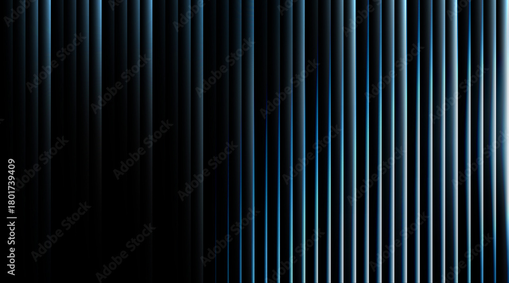 Obraz premium Abstract dark blue background with vertical lines and blurred effect for modern and futuristic designs