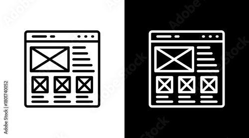 Wireframing With Icon Set Design