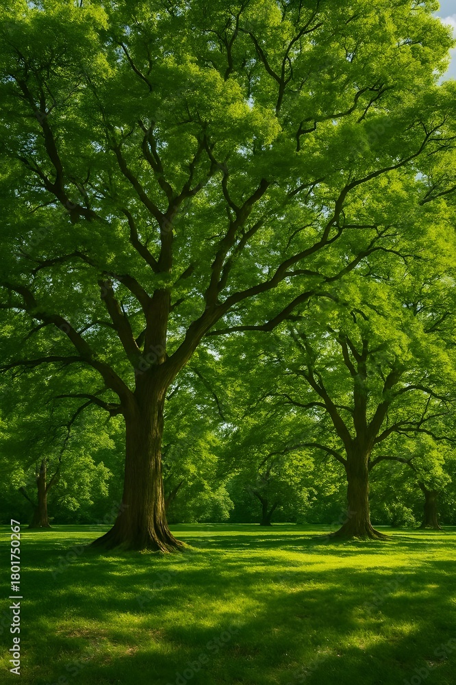 Fototapeta premium trees in the park