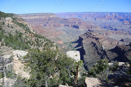 Blick vom Rand des Grand Canyon	