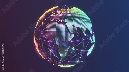 Global Digital Network Connection