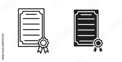 Patented icon line and filled style suitable for web and mobile application