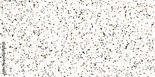 Terrazzo flooring texture polished stone and grain noise pattern old surface marble for background. brown and white paper and marble texture. quartz surface for bathroom or kitchen countertop.