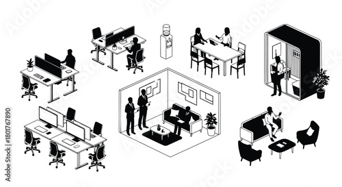 Vibrant abstract geometric composition with bold lines and shapes in a dynamic arrangement suitable for modern graphic design projects