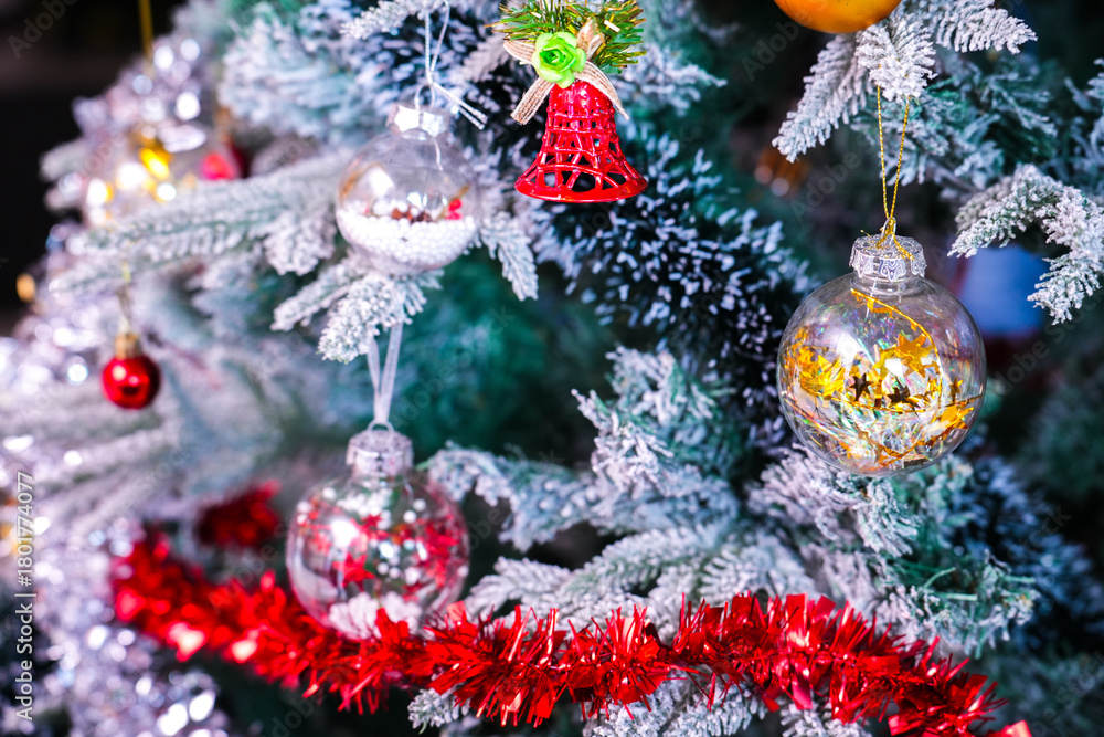 Fototapeta premium Christmas Tree decoration for festival celebration