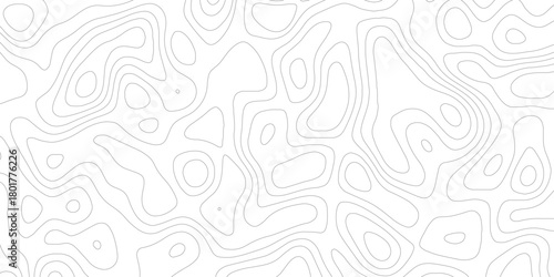 Topographic map background geographic line map with elevation assignments. Design illustration for wall art, fabric, packaging, web, banner, wallpaper.