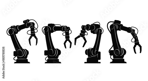 Robotic arm vector illustration, for your design
