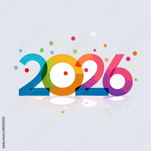 2026年辰年デザイン – 龍をモチーフにしたモダンで華やかな年賀イラスト