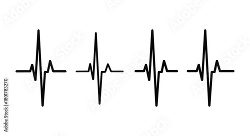 Heartbeat line, a vital sign of life