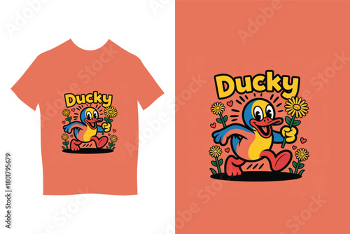 ducky t shirt design template here