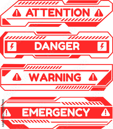 Conceptual layout with hud elements