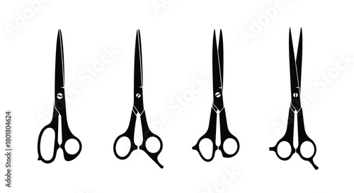 Silhouette of scissors