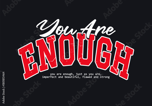 Retro college varsity typography motivational quote slogan with grunge effect for jersey, t-shirt, streetwear, or wall art design - Vector