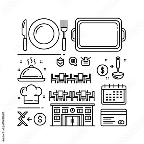 Student presenting thesis concept with data analysis and research findings on projector screens, academic study line art