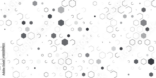 3D black and white hexagon soccer ball pattern background graphic illustration.