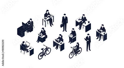 Versatile vector graphic design with a broad spectrum of colors and essential typography suitable for diverse print and digital applications