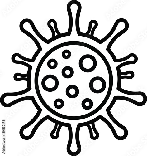 Coronavirus covid pandemic virus disease infection health medical science eps silhouette