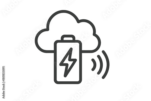 Cloud computing service providing wireless power and charging status for mobile devices