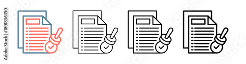 Validation Icon Collection Set Different Style