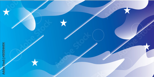 abstract blue background with stars