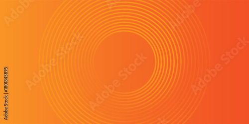 Vector abstract background with dynamic orange waves, lines and particles. vector