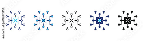 Digital icon pack in multiple styles